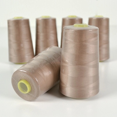 Overlock / coverlock polyesterová niť NTF 5000 farba tmavá béžová