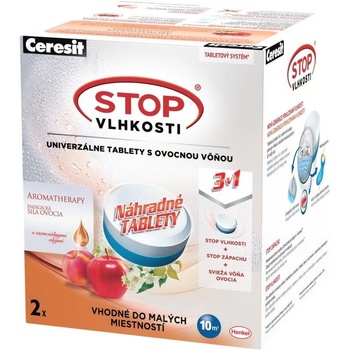 Ceresit Stop vlhkosti Pearl náhradní tablety 2 x 300 g energické ovoce