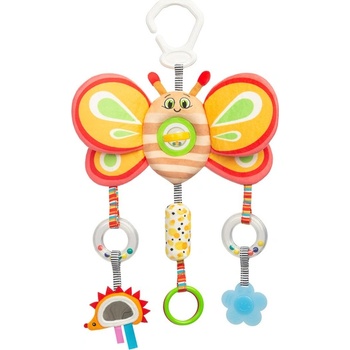 Sensillo Играчка За Количка със сензорни елементи Пеперуда Sensillo