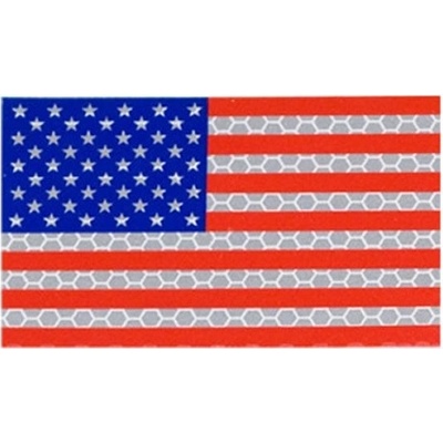 MILITARY RANGE Nášivka IFF IR vlajka USA VELCRO BAREVNÁ