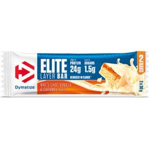 Dymatize Elite Layer Bar - протеинов бар на пластове - Бял шоколад с ванилия и карамел / 2x30g