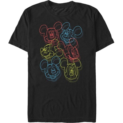 ZOOT. Fan Черна мъжка тениска Disney Neon Heads ZOOT. Fan | Cheren | МЪЖЕ | L