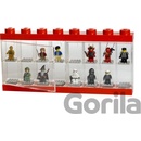 Regály a poličky LEGO Zberateľská skrinka na 16 figúrok - červená