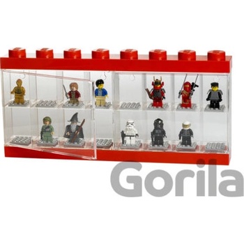 LEGO Zberateľská skrinka na 16 figúrok - červená
