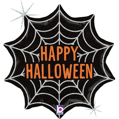 Grabo Pavučina "Happy Halloween" 18" 46 cm fóliový balónik