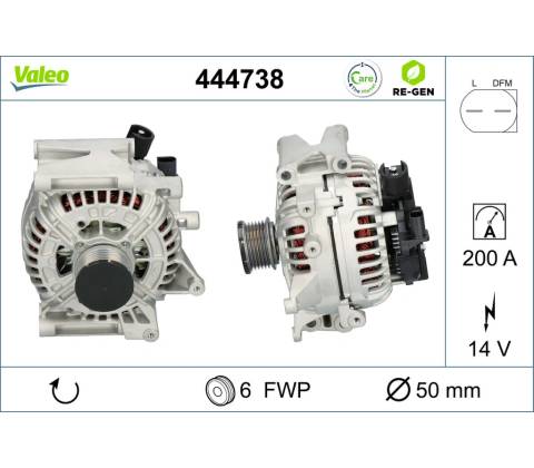 Alternátor VALEO 444738