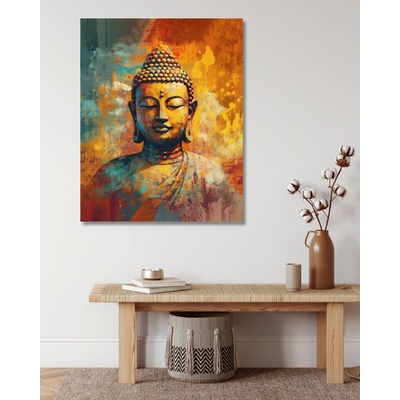 ZUTY Obrazy na stenu - Žiarivý Budha Rámovanie: vypnuté plátno na rám, Rozmer: 40x50 cm