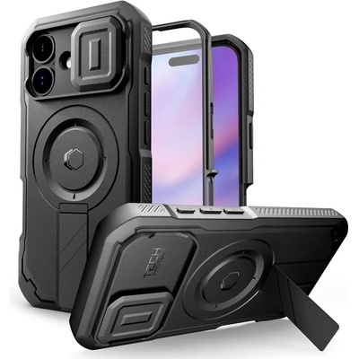 Tech-Protect Калъф Tech-Protect Kevlar MagSafe за iPhone 17 - черен (5906302331611)