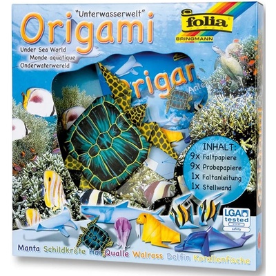 folia Творчески комплект за оригами Folia - Животински свят, подводен свят (F91104)