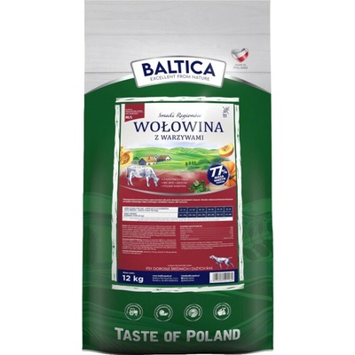 Baltica Smaki regionów velké a střední hovězí zelenina 12 kg