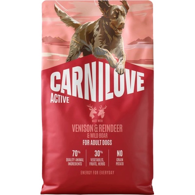 Carnilove Active Dog Venison&Reindeer&Wild Boar for Active Adult All Breeds 4 kg