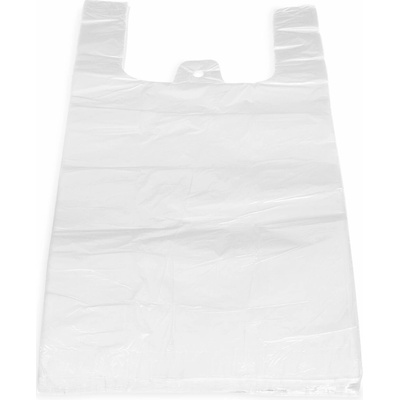 Tašky 10 kg biele 30x18x55 cm [100 ks]