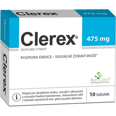 Nutri Czech Clerex 475 mg pre mužov 10 kapsúl