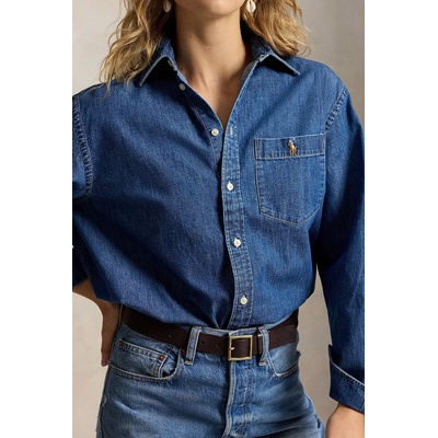 Ralph Lauren риза дамска от деним (211B17146)