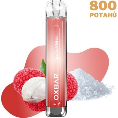 OXBAR C800 SEA SALT LITCHI 16 mg 800 potáhnutí 1 ks