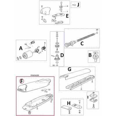 PRWNG09 kit krytu pre WINGO WG3524/4024/5024