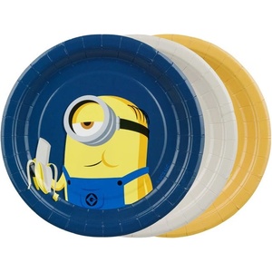 Party Deco Хартиени чинии Minions, 6 бр. - 18 см (TPP109)