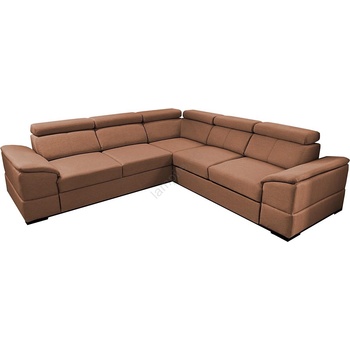 MEBLEDOMI Универсален ъглов разтегателен диван с място за съхранение granada кафяв (me00009)