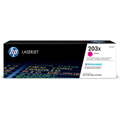 HP 203X High Yield Magenta Original LaserJet Toner Cartridge (CF543X)