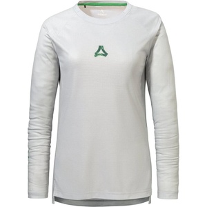 Schöffel Дамска фланелка с дълъг ръкав за колоездене Schöffel Women's Longsleeve Style Koitere Cycling jersey - Stone Grey - размер 46 (EU) (156-2782-0117)