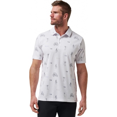 TravisMathew polo Lost City bílé