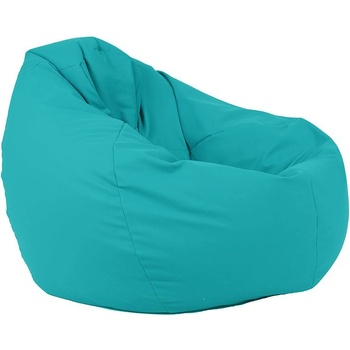 Pufrelax Калъф за пуф круша, 320л. , Nirvana Grande - Teteron Aqua, (Не съдържа пълнеж), за открито