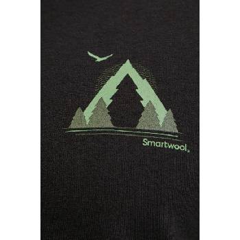 Smartwool Спортна тениска Smartwool Go Far. Feel Good. в черно с принт SW002471 (SW002471)