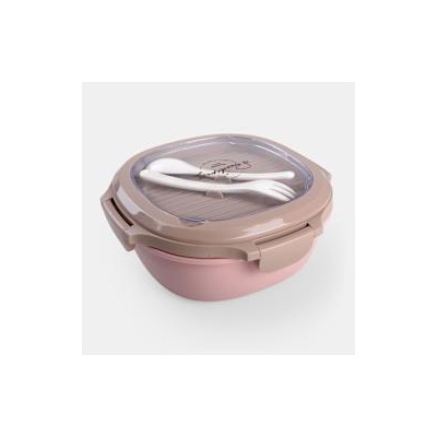 Sentio Кутия за храна PVC 1080мл Pink