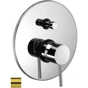 PAFFONI Light - Вградена батерия за 2 уреда, златиста LIG015HG (LIG015HG)