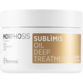 Framesi Morphosis New Sublimis Oil Deep Treatment hloubková maska s arg.olejem 200 ml