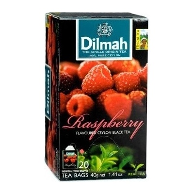 Dilmah Gourmet Raspberry čaj černý malina 20 x 2 g