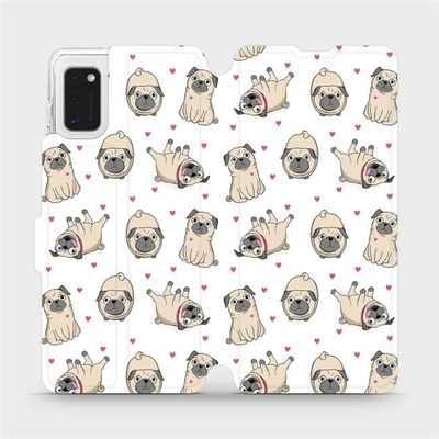 Pouzdro Mobiwear Parádní flip Samsung Galaxy A41 - M097P - Mopsíci