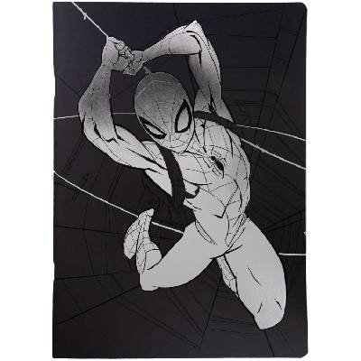 Тетрадка Cool Pack Black - Disney 100, Spider-Man, A4, широки редове, 60 листа (60923PTR)