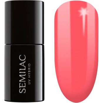 Image 1 of Semilac UV Gel Polish Classic Coral 7ml