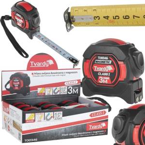 Tvardy Ролетка с магнит и автоспирачка 3m/16mm 60606 (T00346)