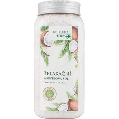 Bohemia Gifts & Cosmetics Soľ do kupela kokosový olej 900 g