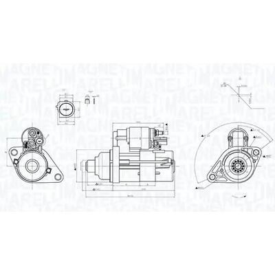 MAGNETI MARELLI Startér MAG 063725634010