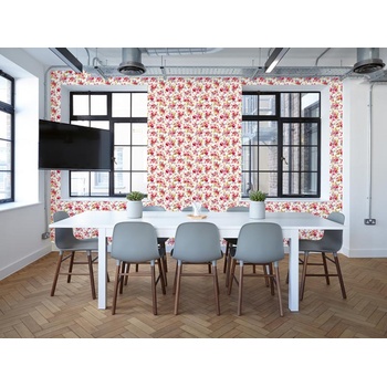 DIMEX ART s. r. o Луксозна флизелинова тапета розови букети