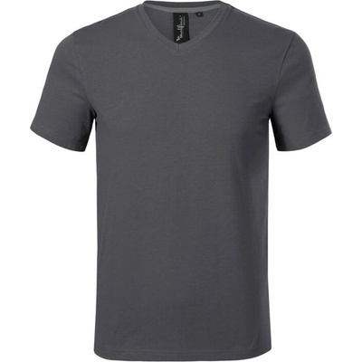 Malfini Action V-neck tričko light anthracite