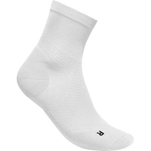 Bauerfeind Sports Дамски чорапи за бягане Bauerfeind Sports Women's Run Ultralight Mid Cut Socks Running socks - White - размер 35-37 (EU) (201-4741-0311)