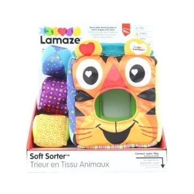Lamaze měkká vkládací kostka se zvířátky