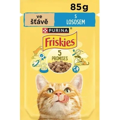 Friskies Adult Cat losos ve šťávě 85 g