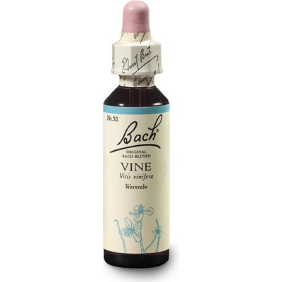 Bachovy originální květové esence Vinná réva Vine Bachovy esence 20 ml