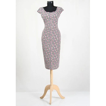 Image 1 of Rumena Рокля ежедневна с предна част десен на цветя rumena