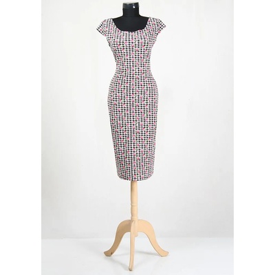 Rumena Рокля ежедневна с предна част десен на цветя rumena