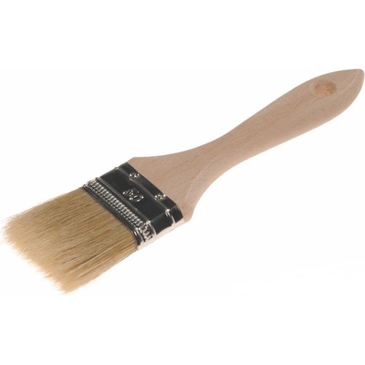 Štetec plochý s drevenou rukoväťou 25 mm - 1", GEKO