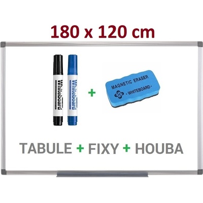 Supraviz 114936 bílá magnetická tabule 180 x 120 cm