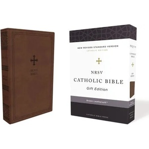 NRSV, Catholic Bible, Gift Edition, Leathersoft, Brown, Comfort Print (ISBN: 9780785230397)