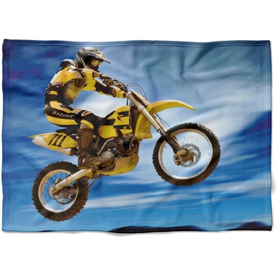 Impar fleece deka Motokros Podšití beránkem NE 200x140