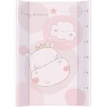 Kikkaboo Подложка за повиване с твърда основа Kikkaboo - Hippo Dreams, 80 х 50 сm (31108060037)
